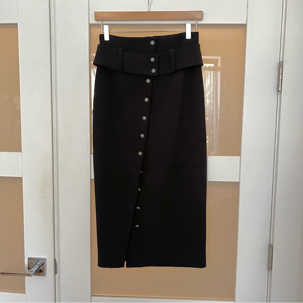 Black maxi Intermix Pencil Skirt